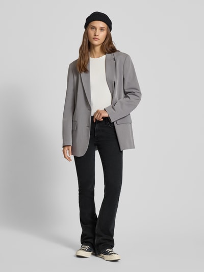 Hugo Blue Flared-Fit Jeans aus Baumwoll-Mix Modell 'GETTI_B' Black 1