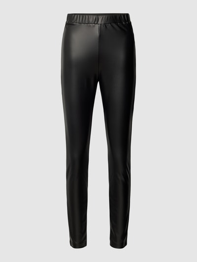 QS Legging in leerlook Zwart - 2