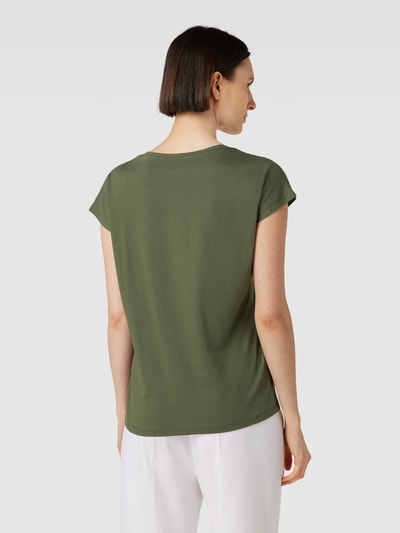 Montego T-shirt met kapmouwen Rietgroen - 5