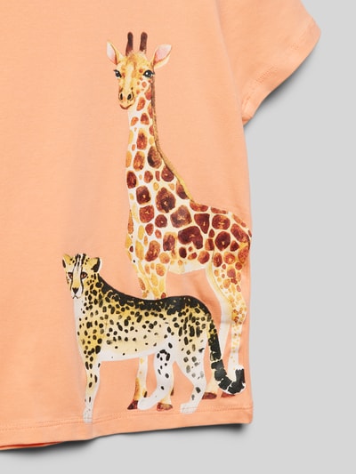 Name It T-shirt met motiefprint, model 'JASO' Abrikoos - 2