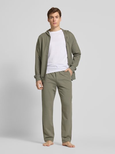 Hanro Sweatpants mit elastischem Bund Khaki 1