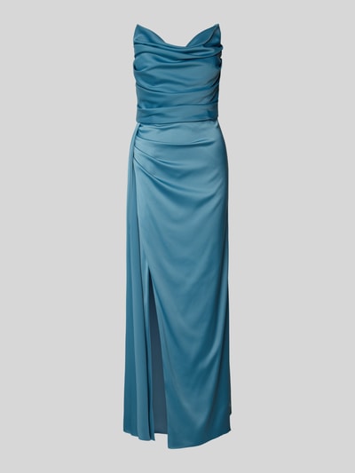 V.M. Sukienka wieczorowa z lejącym dekoltem Jasnoniebieski 2