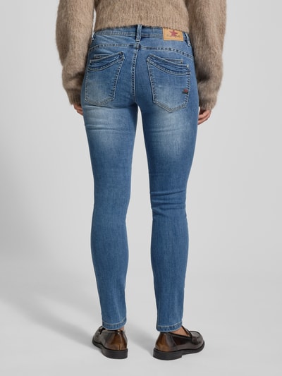 Buena Vista Straight Fit Jeans mit Knopfverschluss Modell 'Malibu' Blau 5