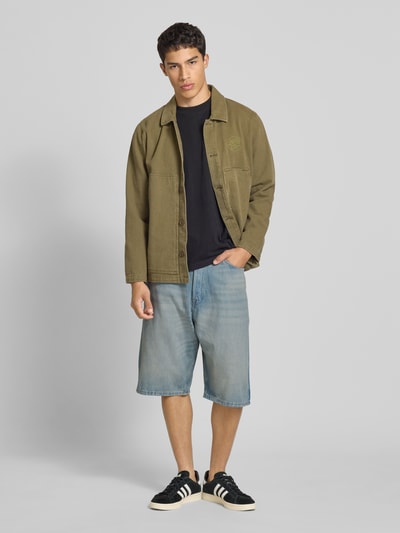 Jack & Jones Extra baggy fit korte jeans in 5-pocketmodel, model 'RON' Lichtblauw - 1