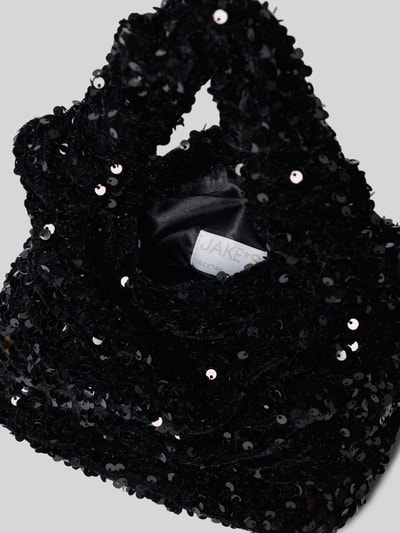 Jake*s Cocktail Handtasche mit Pailletten und Tragehenkel Black 5