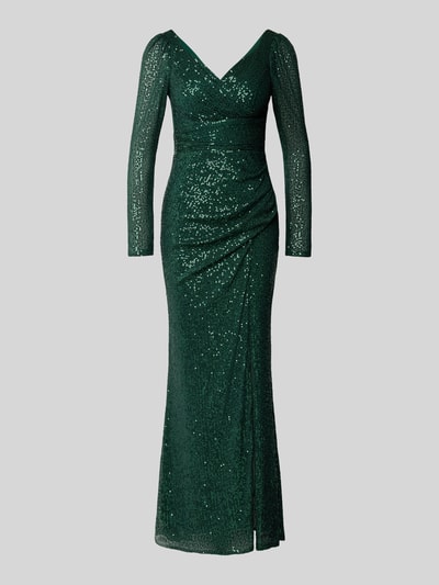 TROYDEN COLLECTION Avondjurk met V-hals Smaragdgroen - 2