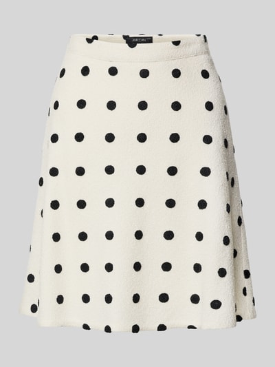 Marc Cain Knielange rok in all-over look Wit - 2