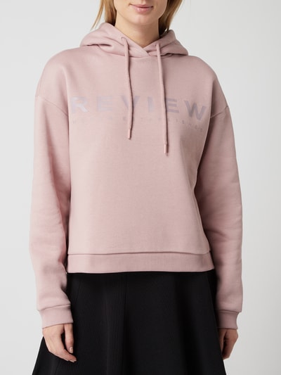 Review Hoodie met oversized schouders Oudroze - 4