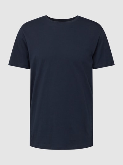 SELECTED HOMME T-shirt met labeldetail, model 'ASPEN' Marineblauw - 2