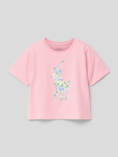 Polo Ralph Lauren Teens T-Shirt mit Rundhalsausschnitt Rosa 1