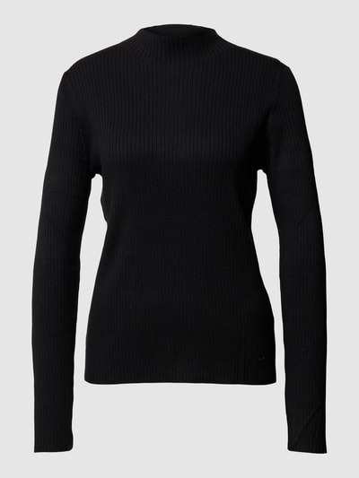 Brax Strickpullover mit Turtleneck Modell 'STYLE.LYNN' Black 1