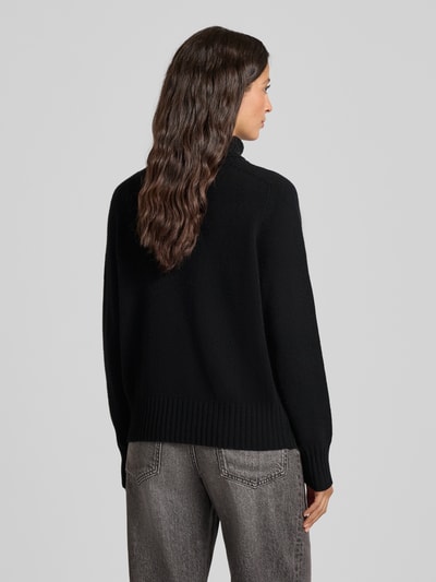 Fynch-Hatton Rollkragenpullover mit gerippten Abschlüssen Black 5