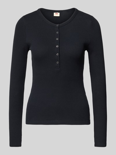 Levi's® Bluzka z długim rękawem i krótką listwą guzikową  2