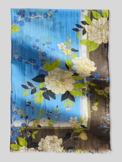 Marc O'Polo Sjaal met wol en katoen Blauw - 1