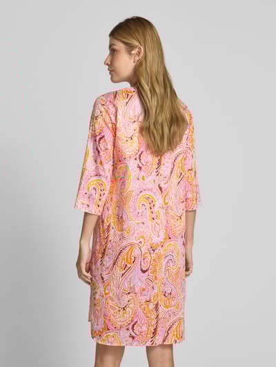 Smith and Soul Sukienka o długości do kolan z dekoltem w serek Morelowy 5