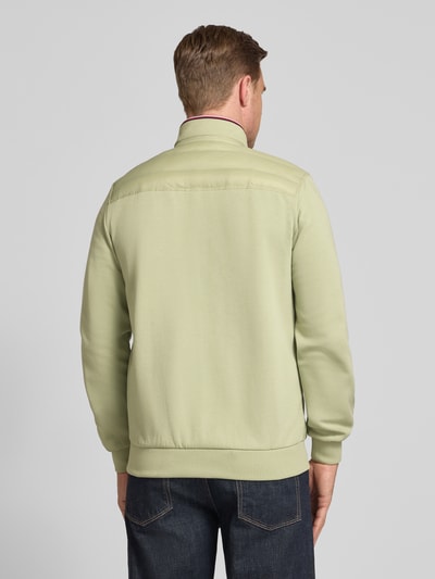 Tommy Hilfiger Regular Fit Steppjacke aus verschieden strukturiertem Material Schilf 5