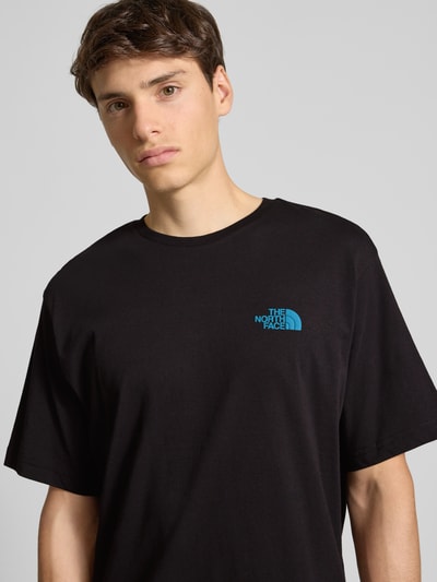 The North Face T-Shirt mit Label-Detail Black 3