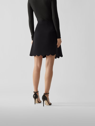 RED Valentino Minirock in Wickel-Optik Schwarz 5