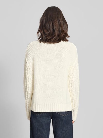 s.Oliver RED LABEL regular fit coltrui van katoenmix Offwhite - 5