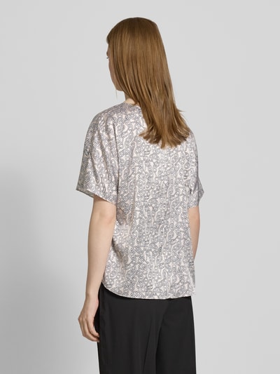 Herzensangelegenheit Regular Fit Blusenshirt aus Seide-Mix Beige 5