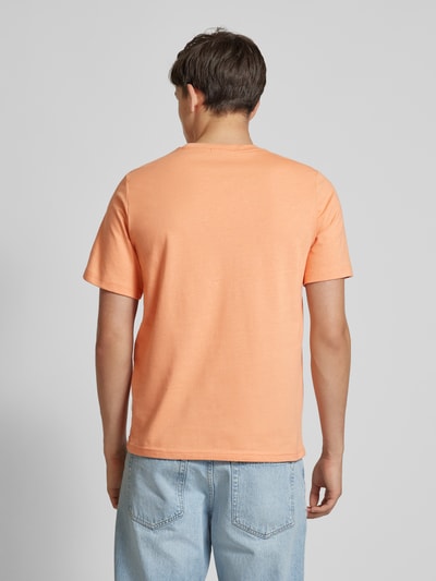 Jack & Jones T-shirt z nadrukiem z logo model ‘CYRUS’ Morelowy 5