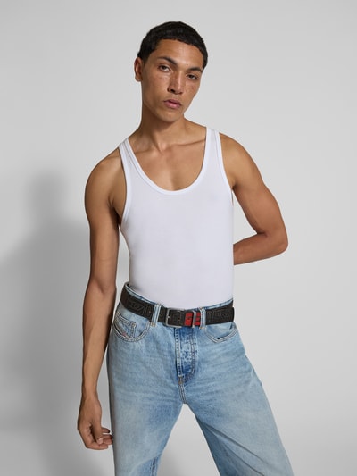 Diesel Gürtel mit Logo-Print Black 1