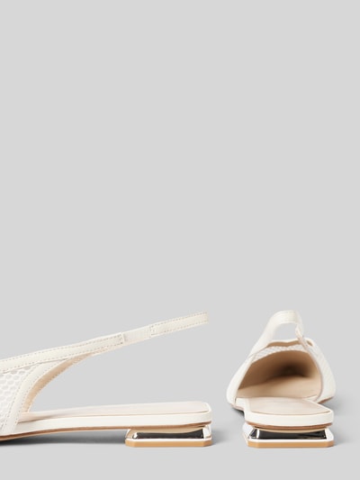 Marc Cain Bags & Shoes Ballerinas mit Blockabsatz Offwhite 2