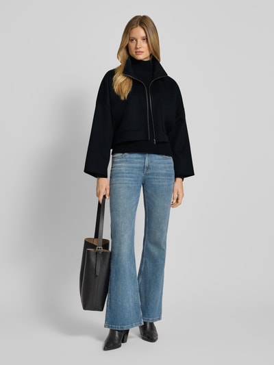 Drykorn Gebreide pullover met opstaande kraag Zwart - 1