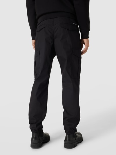 Marc O'Polo Cargohose mit Label-Patch Modell 'Belsbo' Black 5