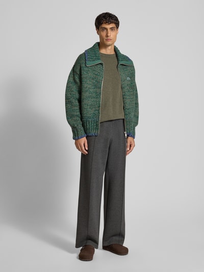 REVIEW Sweathose mit elastischem Bund Dunkelgrau Melange 1