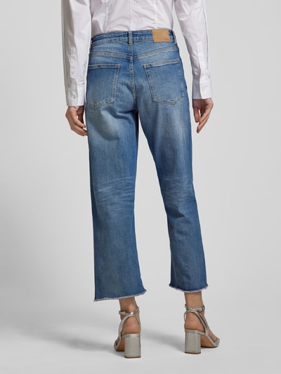 OPUS Mom Fit Jeans mit Fransen Modell 'Momito' Jeansblau 5