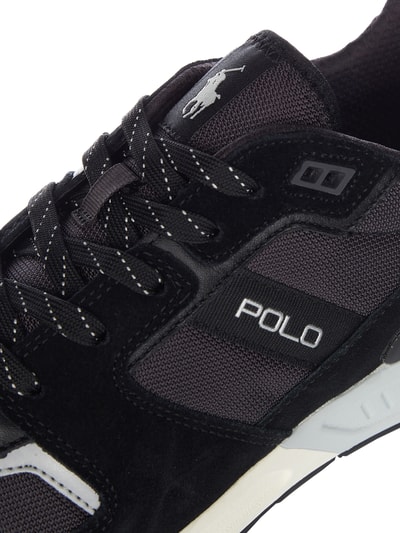 Polo Ralph Lauren Sneaker 'Train 100' aus Veloursleder Black 2