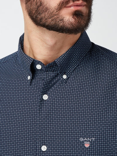 Gant Modern Fit Freizeithemd mit Button-Down-Kragen Marine 4