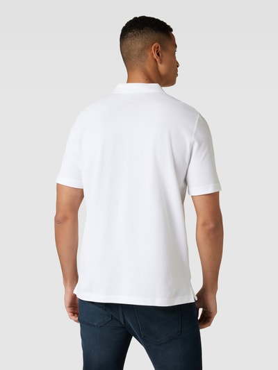 MAERZ Muenchen Poloshirt mit Reißverschluss Weiss 5