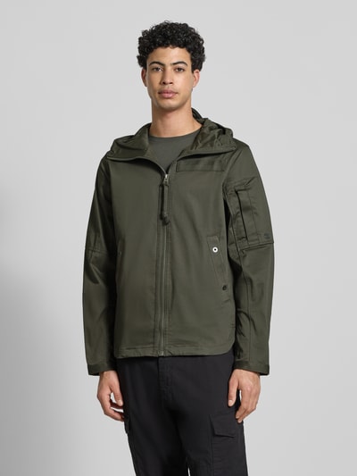 G-Star RAW Regular Fit regenjas met ritssluiting model 'Batt' Antraciet - 4