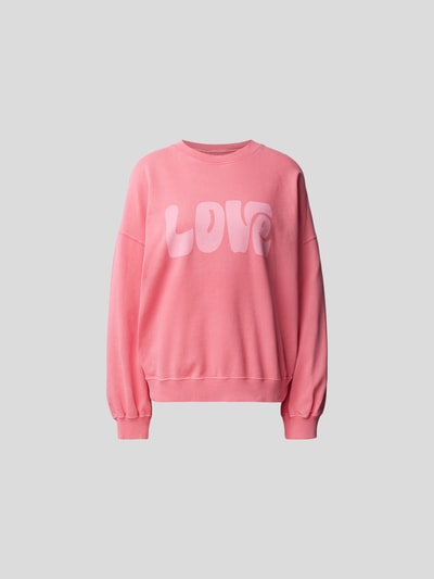 Juvia Sweatshirt mit Statement-Print Pink 2