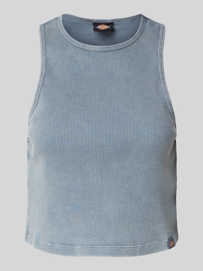 Dickies Tanktop in Ripp-Optik Modell 'PLENTYWOOD' Blau 2