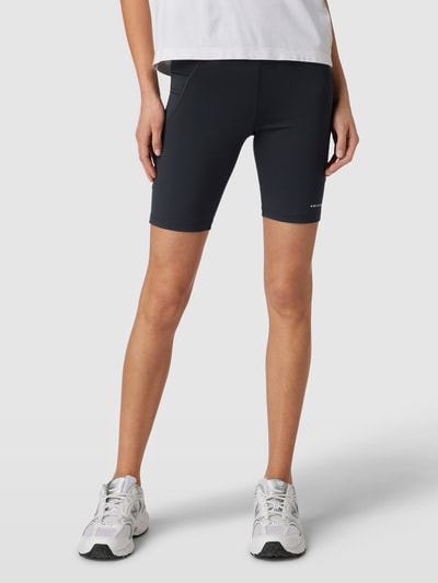 Röhnisch Fietsbroek met labelprint, model 'FLATTERING' Zwart - 4