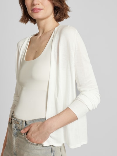 s.Oliver RED LABEL Cardigan met opengewerkte voorkant Offwhite - 3