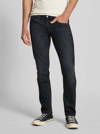 Replay Straight Fit Jeans mit Eingrifftaschen Modell 'GROVER' Black 4