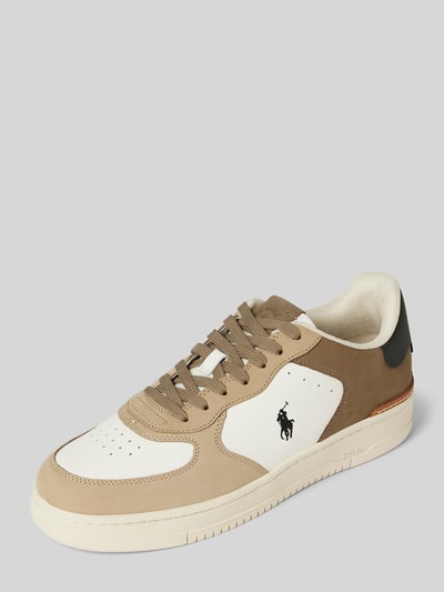 Polo Ralph Lauren Sneaker mit Logo-Stitching Modell 'MASTERS' Beige 1