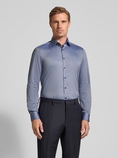 OLYMP Level Five Slim Fit Business-Hemd mit Kentkragen Marine 4