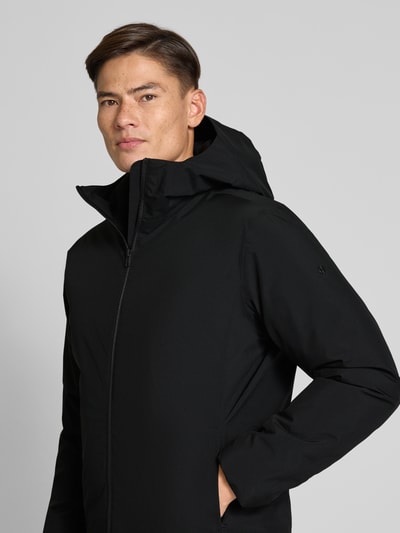 SCANDINAVIAN EDITION Regular Fit Jacke mit Zweiwege-Reißverschluss Modell 'Nimbus' BLACK 3
