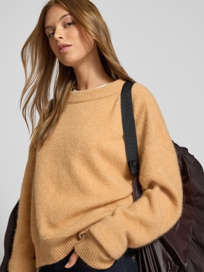 Marc O'Polo Regular Fit Daunenmantel mit Zweiwege-Reißverschluss Mittelbraun 3