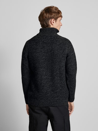 Superdry Strickpullover mit Zopfmuster Modell 'Jacob' Black 5