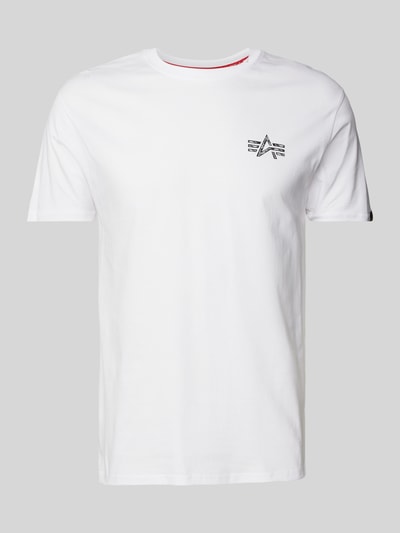 Alpha Industries T-shirt met logoprint Wit - 2