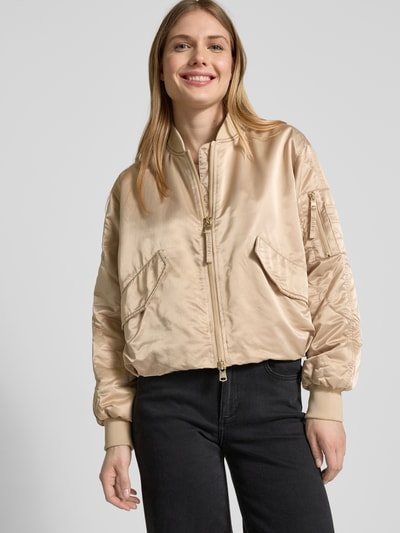 Beaumont Amsterdam Bomberjack met tweewegsritssluiting, model 'HADY' Beige - 3