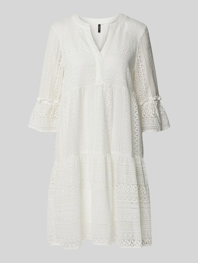 Vero Moda Regular Fit Spitzenkleid aus Baumwoll-Mix Modell 'HONEY' Offwhite 2