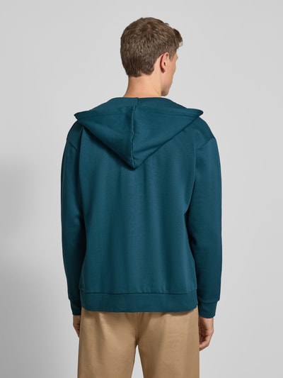 Tom Tailor Denim Regular fit sweatjack van katoenmix Donkergroen - 5