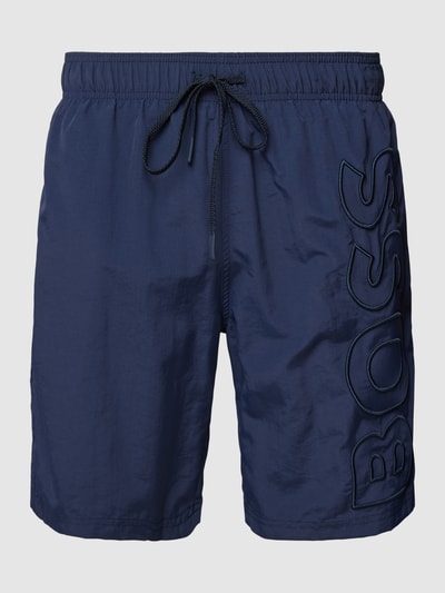 BOSS Badehose mit elastischem Bund Modell 'Whale' Dunkelblau 1